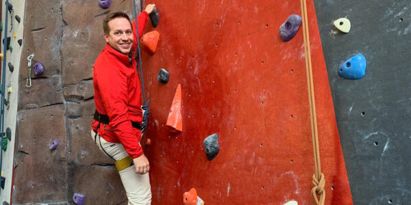 CENTERS PAUL KILLEN RECEIVES CLIMBING WALL CERTIFICATIONS TO LEAD COMPANY-WIDE TRAINING PROGRAMS