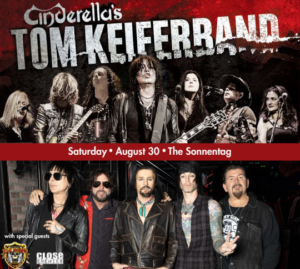 Tom Keifer Band tour announcement for The Sonnentag