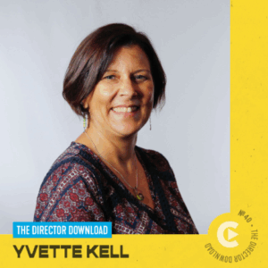 Headshot of woman, Yvette Kell from the Campus Rec Magazine podcast. 