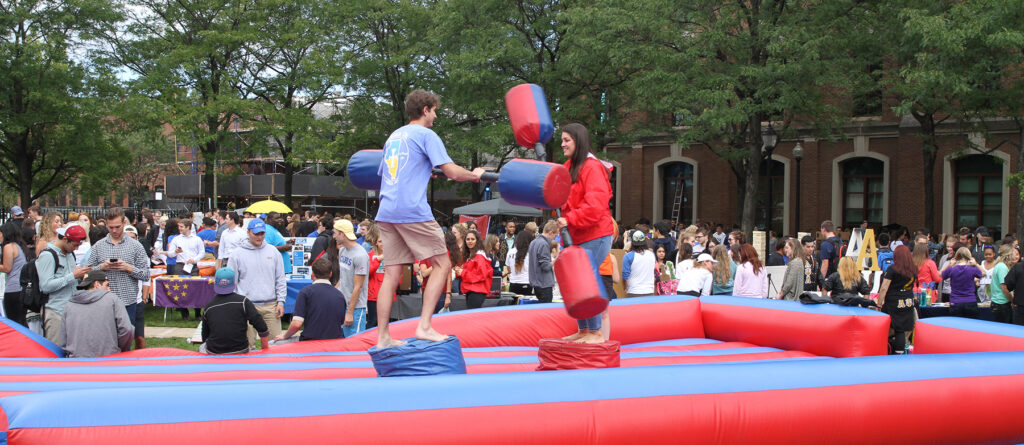 Students Participating in Campus Recreation Event